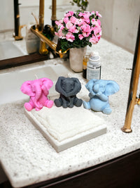 Elephant Candle Set of 3