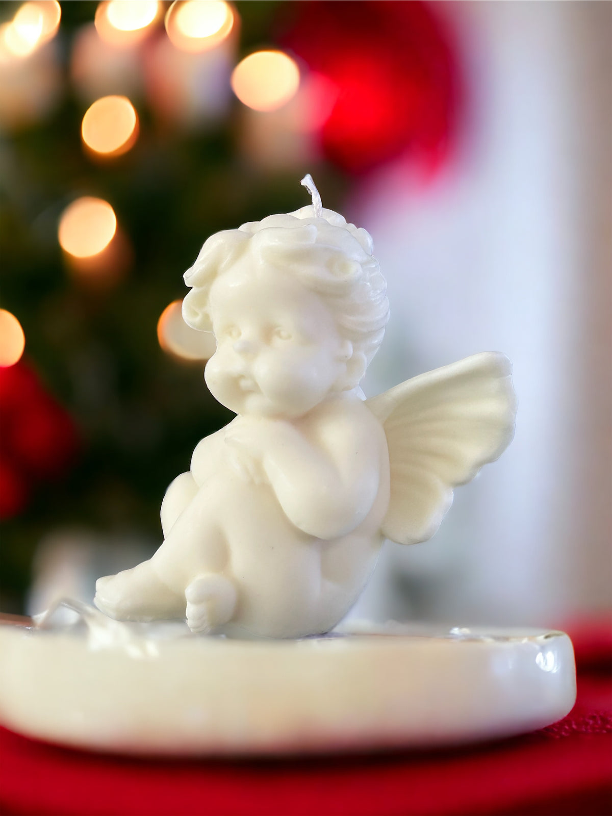 Cupid girl candle