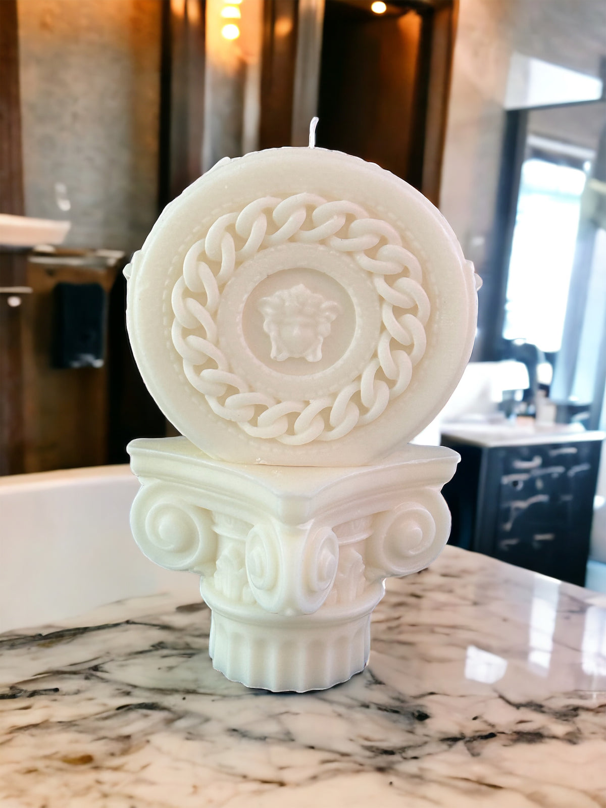 Versace purse candle