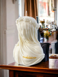 Lady with Veil Candle