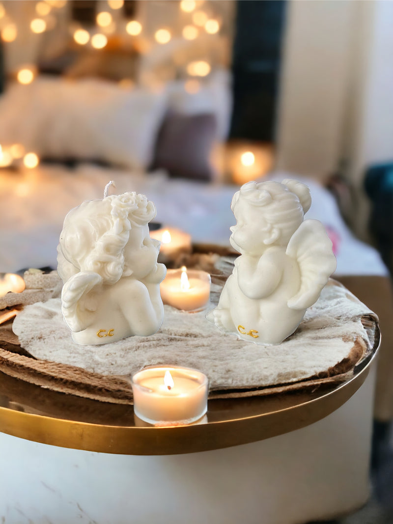 Cupid Couple Set Candles