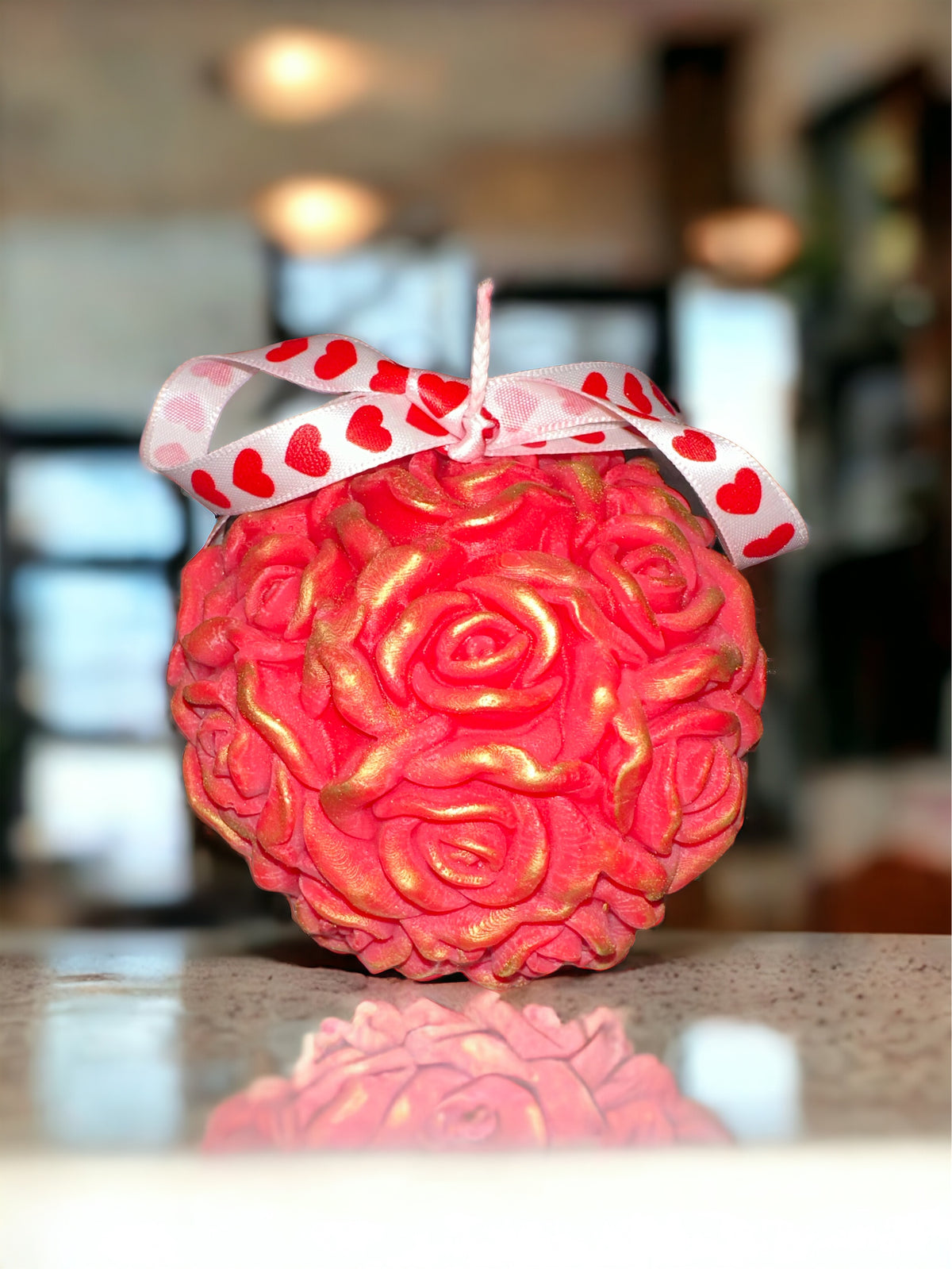 Rose Ball Candle